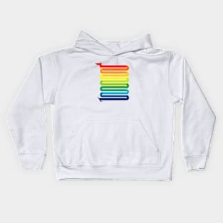 Rainbow Dog Kids Hoodie